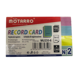 Fichas Bibliográficas Colores Motarro