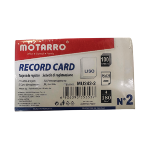 Fichas Bibliográficas Blancas Motarro