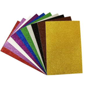 Pack 10 Goma Eva Glitter 20x30 Lucero