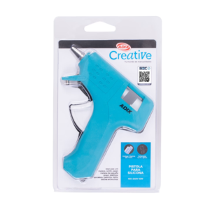 Pistola de Silicona Celeste Adix