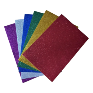 Pack 6 Goma Eva Glitter 20x30 Capriccio